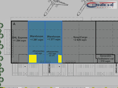 Pronájem skladu, výrobních prostor 2.662 m², Ostrava - Mošnov - 1409