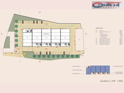 Pronájem skladu, výrobních prostor 2.100 m², Brno, D1 - 1431