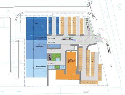 Novostavba prodejních skladů 610 m², Hradec Králové - Pouchov - 6839