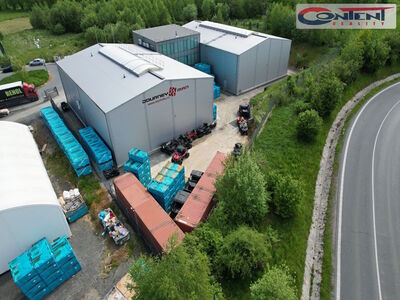 Pronájem skladu, výrobních prostor 1.390 m², Všechromy - 21940