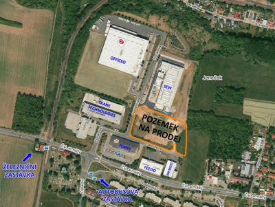 Sale of commercial land 12.057 m², Prague - Hostivice, D6 - 44481