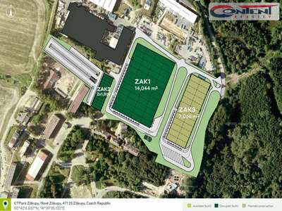 Pronájem skladu, výrobních prostor 7.066 m², Zákupy - 52083
