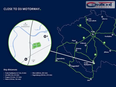 Pronájem novostavby skladu, výrobních prostor 8.890 m², České Budějovice - 52545