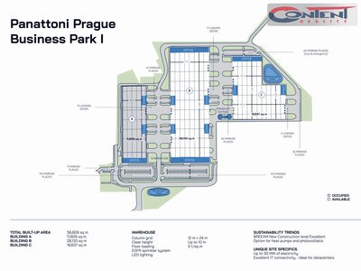 Pronájem novostavby skladu, výrobních prostor 11.521 m², Praha - Hostivař - 53990