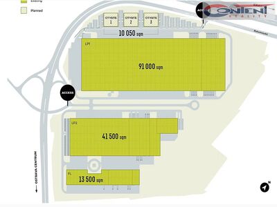 Pronájem skladu, výrobních prostor 13.500 m², Ostrava, D1 - 60775