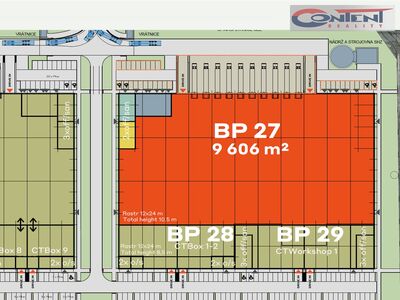 Pronájem skladu, výrobních prostor prostor 9.606 m², Plzeň, Borská pole, D5 - 61453