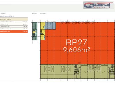 Pronájem skladu, výrobních prostor prostor 9.606 m², Plzeň, Borská pole, D5 - 61454