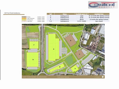 Pronájem skladu, výrobních prostor 4.100 m², České Budějovice, D3 - 62041