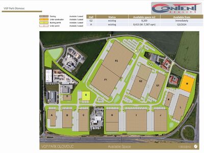 Pronájem skladu, výrobních prostor 8.200 m², Olomouc - 62543