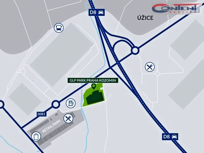 Pronájem skladu, výrobních prostor 1.200 m², Kozomín, D8 - 63435