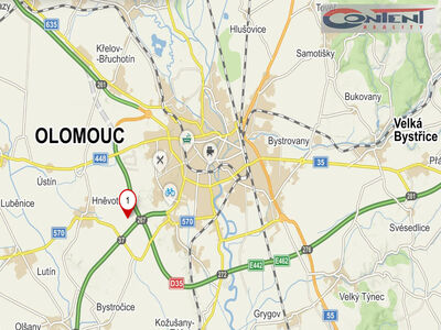 Podnájem skladu 860 m², Olomouc, Hněvotín - 64217