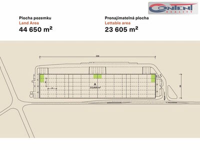Pronájem skladu, výrobních prostor 23.605 m², Brno - Ledce - 64315
