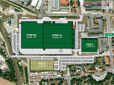 Pronájem novostavby skladu, výrobních prostor 5.309 m², Plzeň - Přeštice, D5 - 64434
