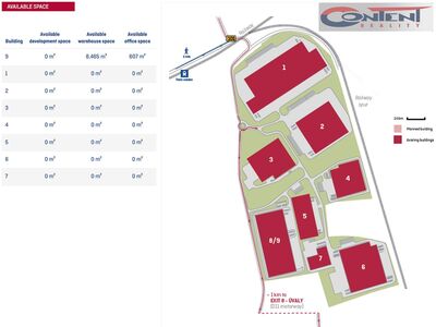 Pronájem skladu nebo výrobních prostor 8.465 m², Praha - východ, D11 - 64728