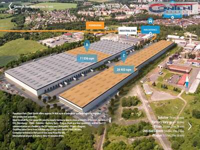Pronájem skladu, výrobních prostor 22.620 m², Cheb, D6 - 64661