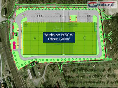 Pronájem novostavby skladu, výrobních prostor 6.000 m², Velký Osek - 65059