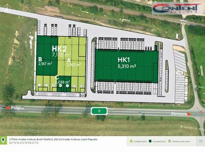 Pronájem skladu, výrobních prostor 576 m², Hradec Králové - 65165