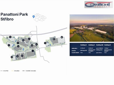 Pronájem skladu, výrobních prostor 7.000 m² Stříbro, D5 - 65243