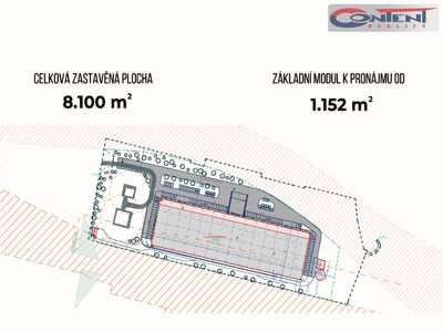 Pronájem novostavby skladu, výrobních prostor 3.500 m², Ostrava - Zárubek - 65410