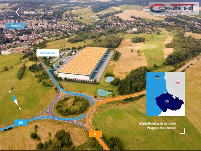 Pronájem skladu, výrobních prostor 10.000 m², Rumburk - 66090