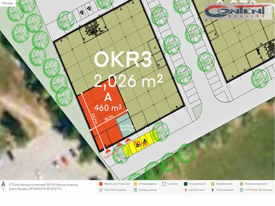 Pronájem novostavby skladu, výrobních prostor 460 m², Ostrava, Hrabová, D56 - 66221