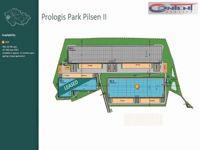 Pronájem novostavby skladových, výrobních prostor 8.000 m², Plzeň - 66292