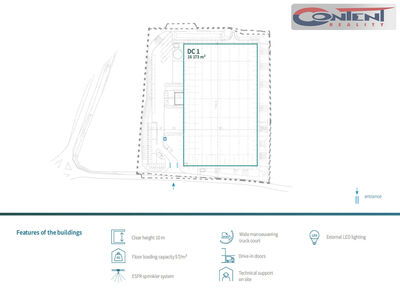 Pronájem skladu, výrobních prostor 16.173 m², Dobřejovice, D1 - 66467