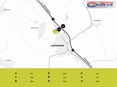 Pronájem skladu, výrobních prostor 23.000 m², Hustopeče, D2 - 66804