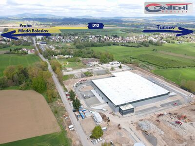 Pronájem skladu, výrobních prostor 4.533 m², Příšovice, D10 - 67142