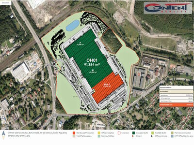 Pronájem novostavby skladových, výrobních prostor 10.000 m², Ostrava, Hrušov, D1 - 67785
