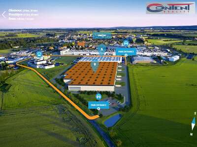 Pronájem skladu, výrobních prostor 26.430 m², Uničov, D35 - 68014