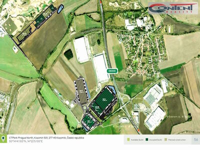 Pronájem skladu, výrobních prostor 10.355 m², Kozomín D8 - 68050