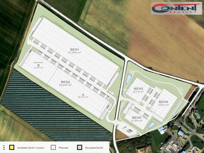 Pronájem skladu, výrobních prostor 22.455 m², Benátky nad Jizerou - 68349