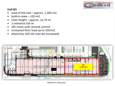 Pronájem skladu, výrobních prostor 1.380 m², Plzeň - 68380
