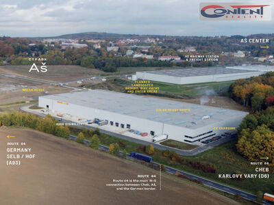 Pronájem skladu, výrobních prostor 10.000 m², Aš, D6 - 68420