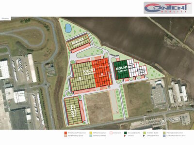 Pronájem novostavby skladu, výrobních prostor 12.000 m², Kolín, D11 - 68460