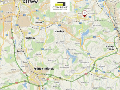 Pronájem novostavby skladu, výrobních prostor 30.108 m², Stonava - 69750