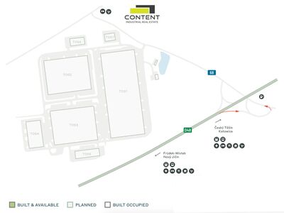 Pronájem novostavby skladu, výrobních prostor 7.000 m², Tošanovice, D48 - 69951