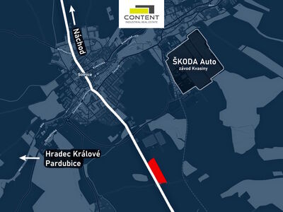 Pronájem skladu, výrobních prostor 7.325 m², Solnice - 70330