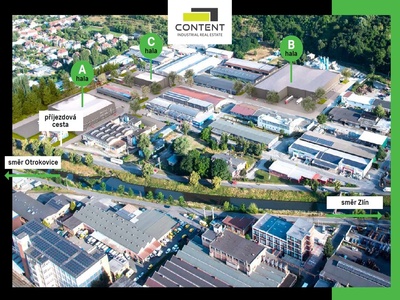 Pronájem skladu, výrobních prostor 980 - 7.200 m², Zlín - 71318