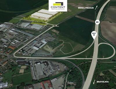 Pronájem skladu, výrobních prostor 2.800 m², Hustopeče, D2 - 72456