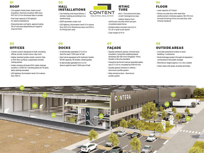 Pronájem skladu, výrobních prostor 2.800 m², Hustopeče, D2 - 72461