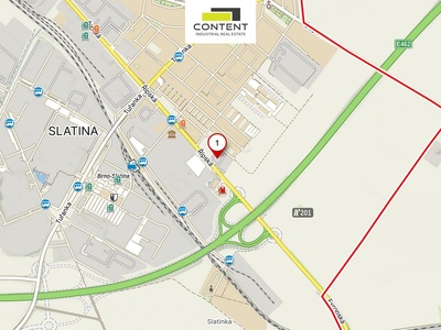 Pronájem skladu nebo výrobních prostor 800 m² Brno - Slatina. - 72552