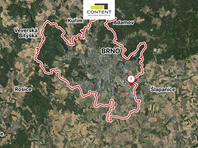 Pronájem skladu nebo výrobních prostor 800 m² Brno - Slatina. - 72553