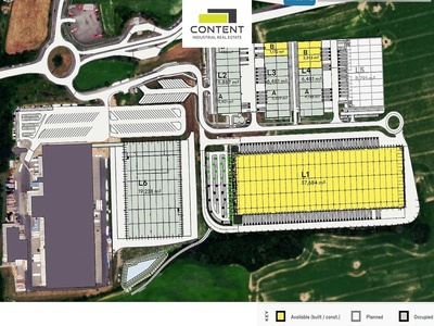 Pronájem skladu, výrobních prostor 37.684 m², Lipník, D1 Olomouc - 72628