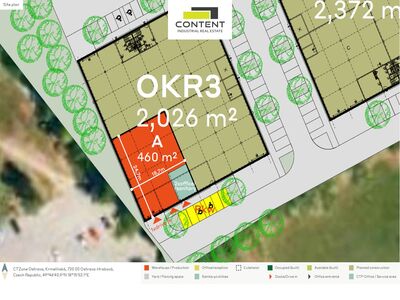 Pronájem novostavby skladu, výrobních prostor 460 m², Ostrava, Hrabová, D56 - 72794