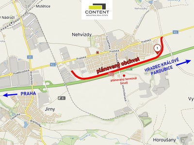 Prodej komerčního pozemku 9.021 m², Nehvizdy, D11, EXIT 8 - 72872