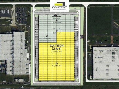 Pronájem skladu, výrobních prostor 47.500 m², Žatec - Triangle, D7 - 73369