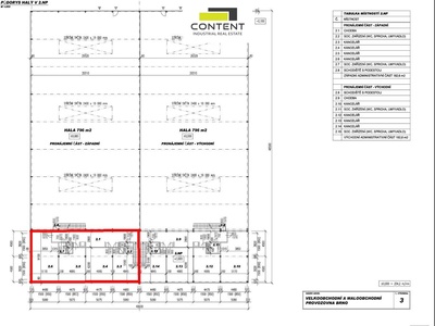 Pronájem skladu nebo výrobních prostor 800 m² Brno - Slatina. - 73594