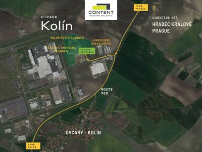 Pronájem novostavby skladu, výrobních prostor 3.504 m², Kolín, D11 - 73709